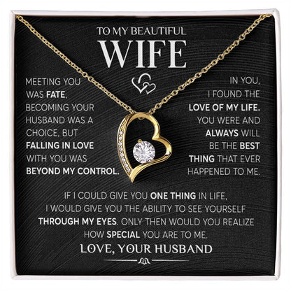 Gift For Wife Meeting You Was Fate Necklace Forever Love Necklace