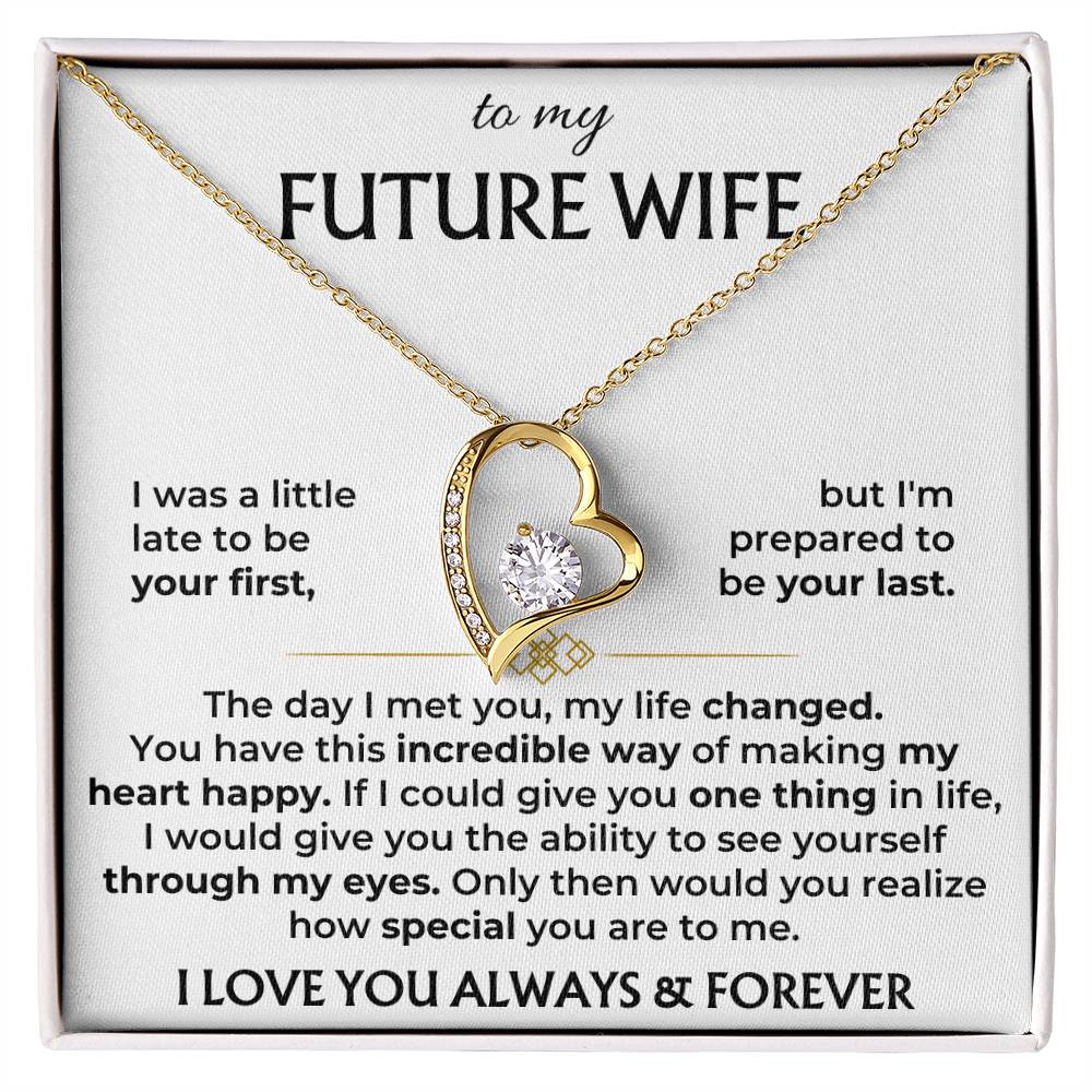 To My Future Wife - Forever Love Gift Set - Ss503V2 Forever Love Necklace