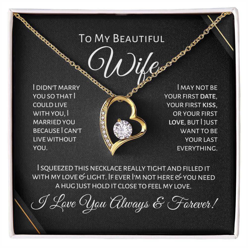 To My Beautiful Soulmate - Love & Light - P1C Forever Love Necklace