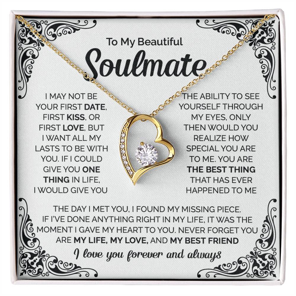 You Are My Life, My Love, And My Best Friend - Forever Love Necklace