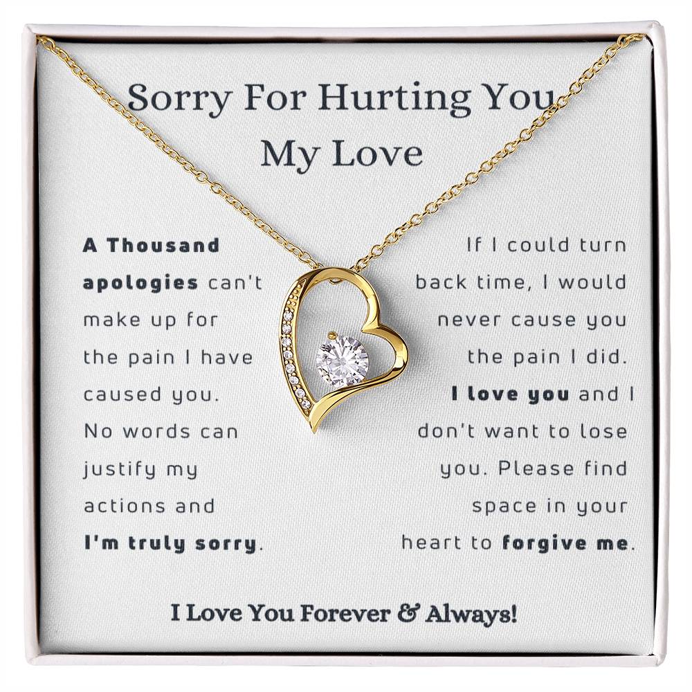 Sorry My Love - Forever Love Necklace