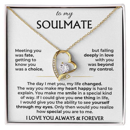 To My Soulmate - Forever Love Gift Set - Forever Love Necklace