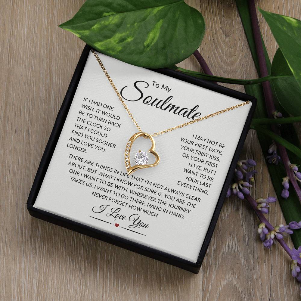 Soulmate Last Everything W  Forever Love Necklace ?? Forever Love Necklace