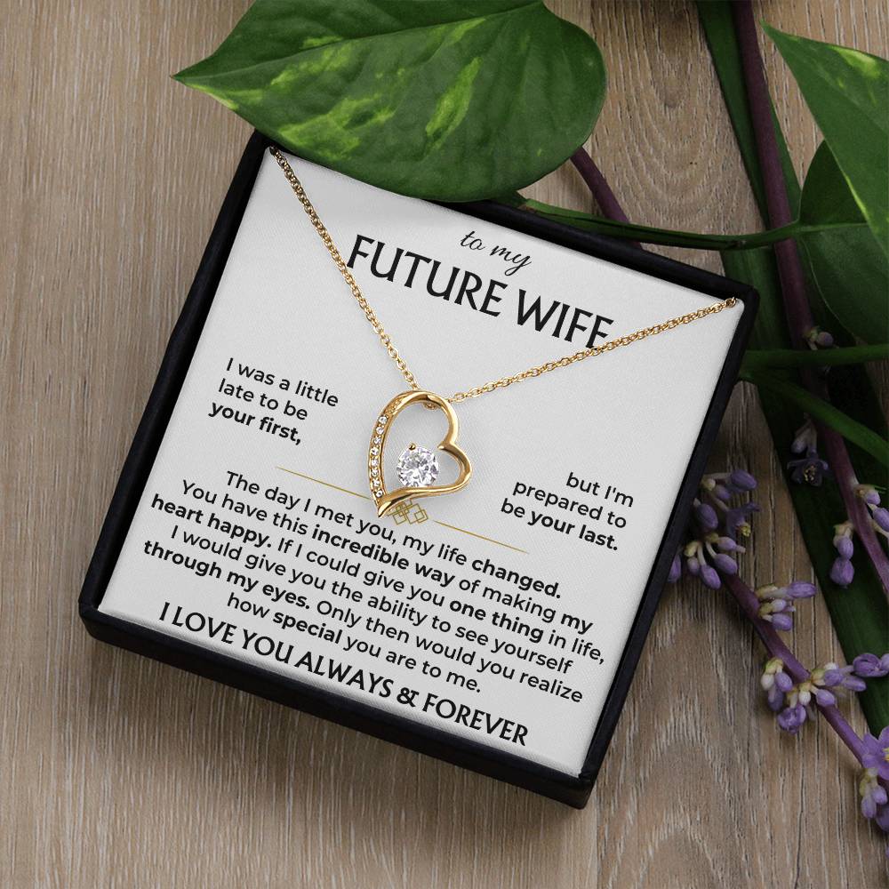 To My Future Wife - Forever Love Gift Set - Ss503V2 Forever Love Necklace