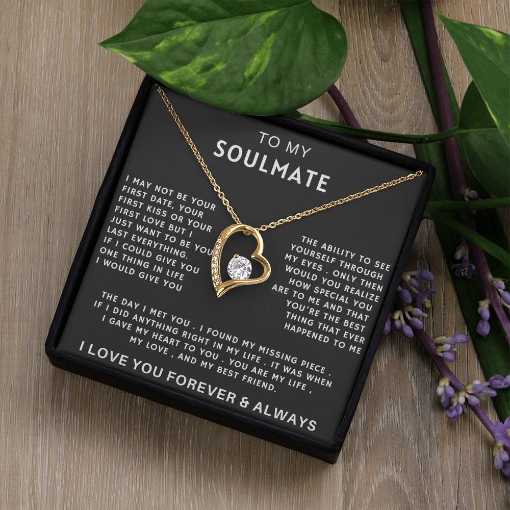 Beautiful Soulmate Forever Love Necklace