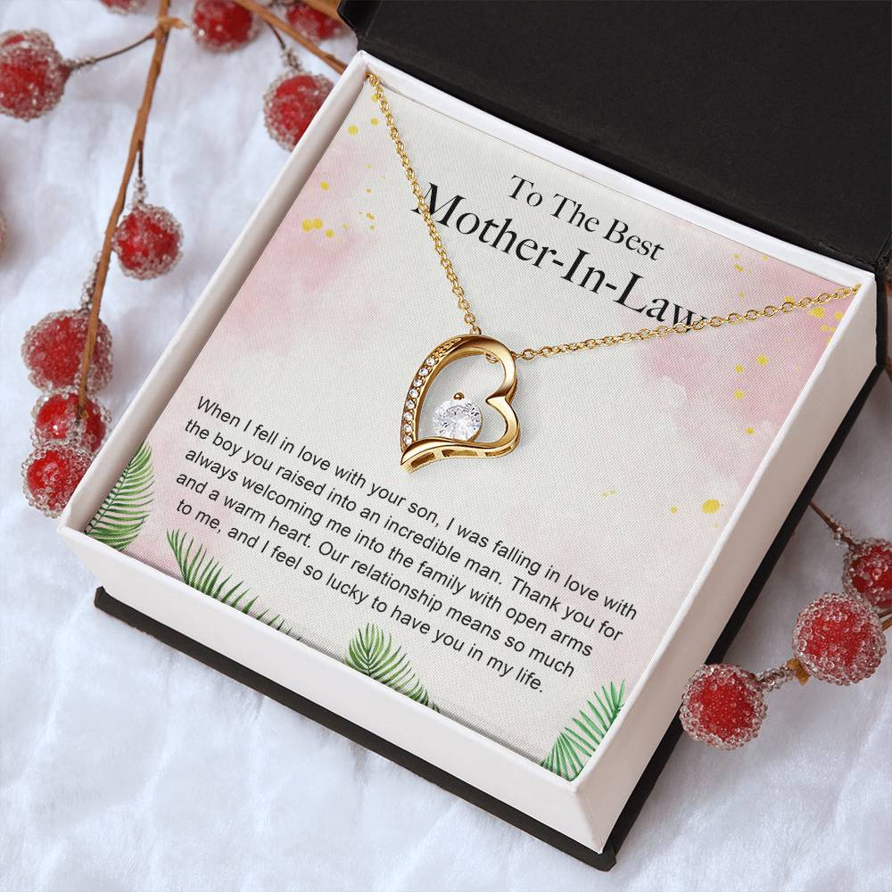 When I Fell In Love With Your Son Forever Love Necklace