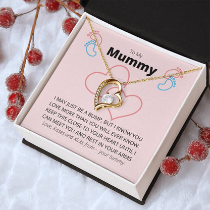 New Mum Necklace Pregnancy New Baby New Mum Gift First Time Mum Necklace Mum To Be Necklace Pregnant Wife Gift Forever Love Necklace