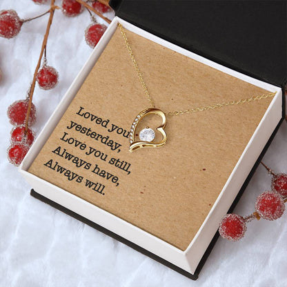 The Always Will Necklace - Customize Gift For Your Loved One ?? Forever Love Necklace