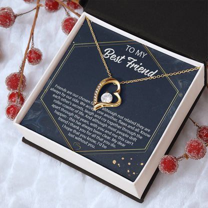 Best Friend Necklace Friend Birthday Necklace Gift Gift For Best Friend Forever Love Necklace