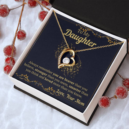Best Gift For Daughter From Mom Forever Love Necklace