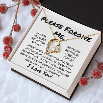 Sorry Forgive Me Apology Necklace 1 Forever Love Necklace