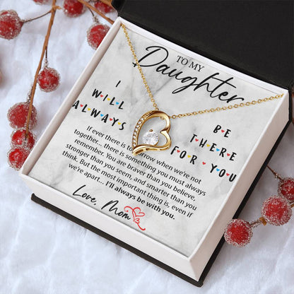 Necklace For Daughter From Mom Necklace For Daughter From Dad To My Daughter Necklace My Daughter Necklace Necklace For Daughter Forever Love Necklace
