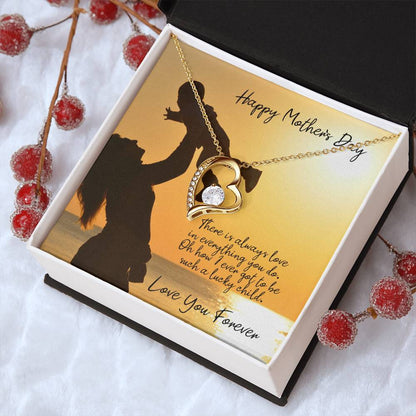 Meaningful Gift For Mom Mothers Day Gift For Mom Who Has Everything Necklace For Mom From Daughter Sentimental Gift For Mom Thanks Forever Love Necklace