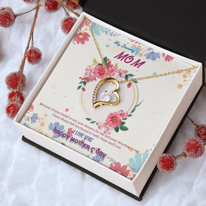 To My Mom Forever Love Necklace