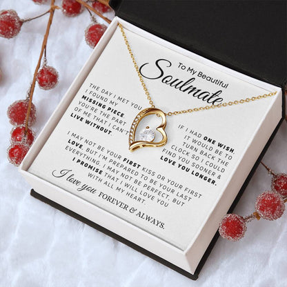 Soulmate Missing Piece 0028w Forever Love Necklace
