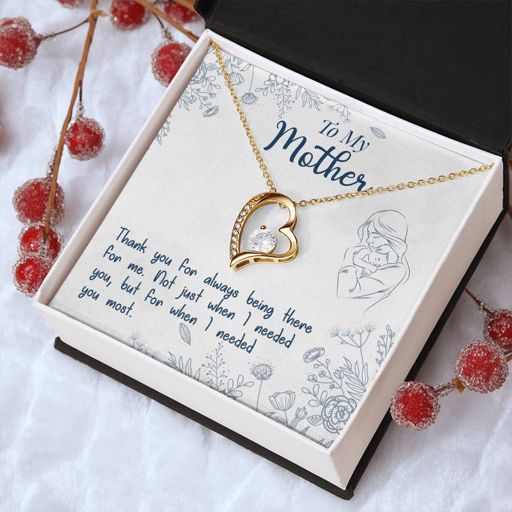 To My Mom Mother Necklace Gift For Mother Xmas Christmas Customize Gift To My Mom 8 Forever Love Necklace