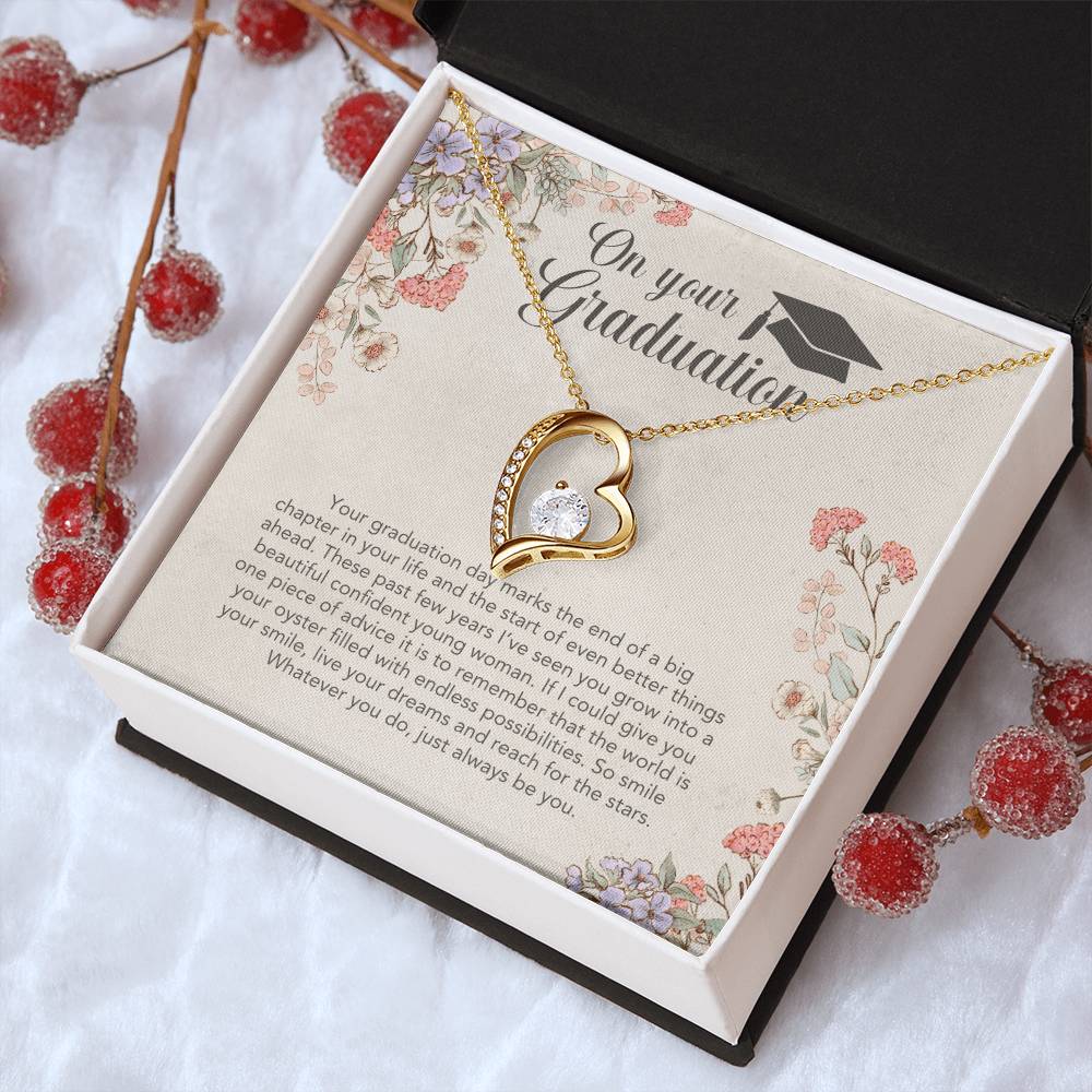 Graduation Gift For Daughter Class Of 2022 Necklace Class Of 2022 Necklace Jewelry Gift On Your Graduation Necklace Graduation Day Gift For Your Mom Forever Love Necklace