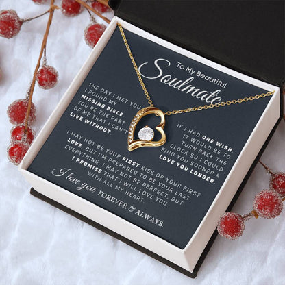 Soulmate - My Missing Piece -  Forever Love Necklace Forever Love Necklace
