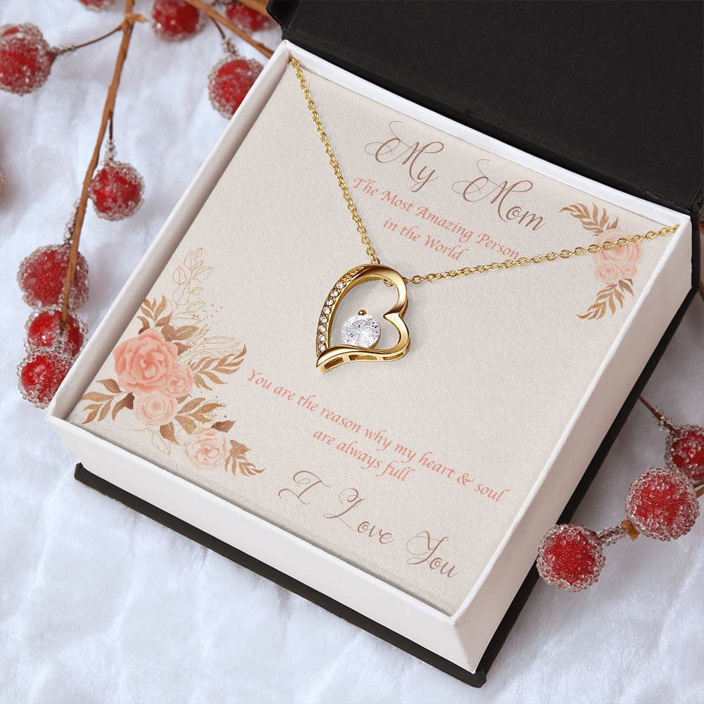 My Amazing Mom Necklace Forever Love Necklace