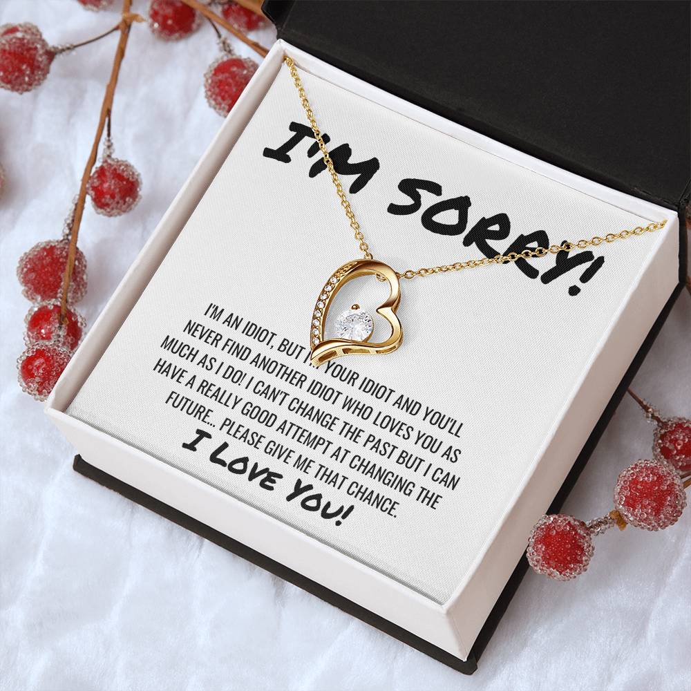 Sorry Apology 1 Forever Love Necklace