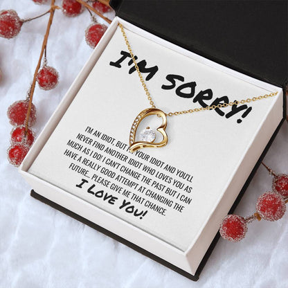 Sorry Apology 1 Forever Love Necklace