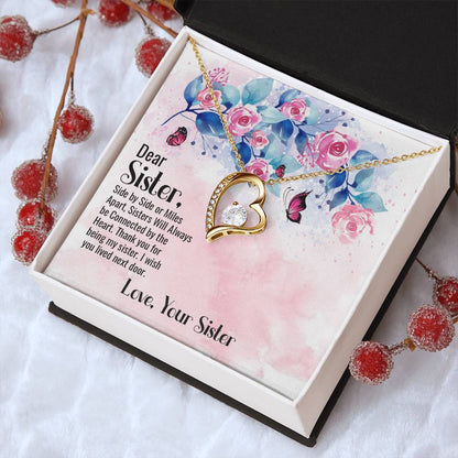 Sister Forever Love Necklace Forever Love Necklace