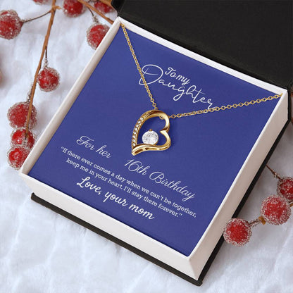 Gift For Daughter From Mom Daughter Mother Necklace Daughter Gift From Mommy To My Daughter Daughters Birthday Forever Love Necklace