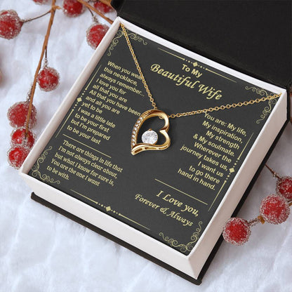 Almost Sold Out To My Beautiful Wife Forever Love Necklace