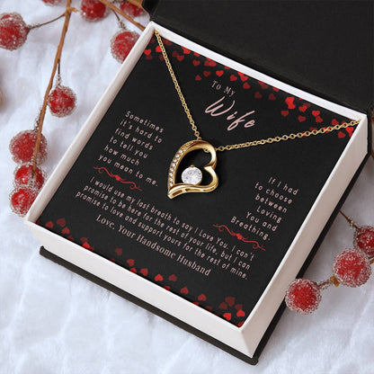 Forever Love Necklace From Handsome Husband 1 Forever Love Necklace
