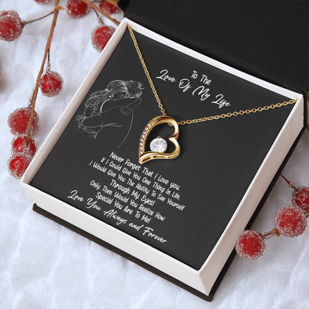 Never Forget That I Love You ?? Forever Love Necklace