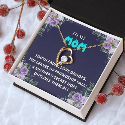 To My Mom Mother Necklace Gift For Mother Xmas Christmas Customize Gift To My Mom 6 1 Forever Love Necklace
