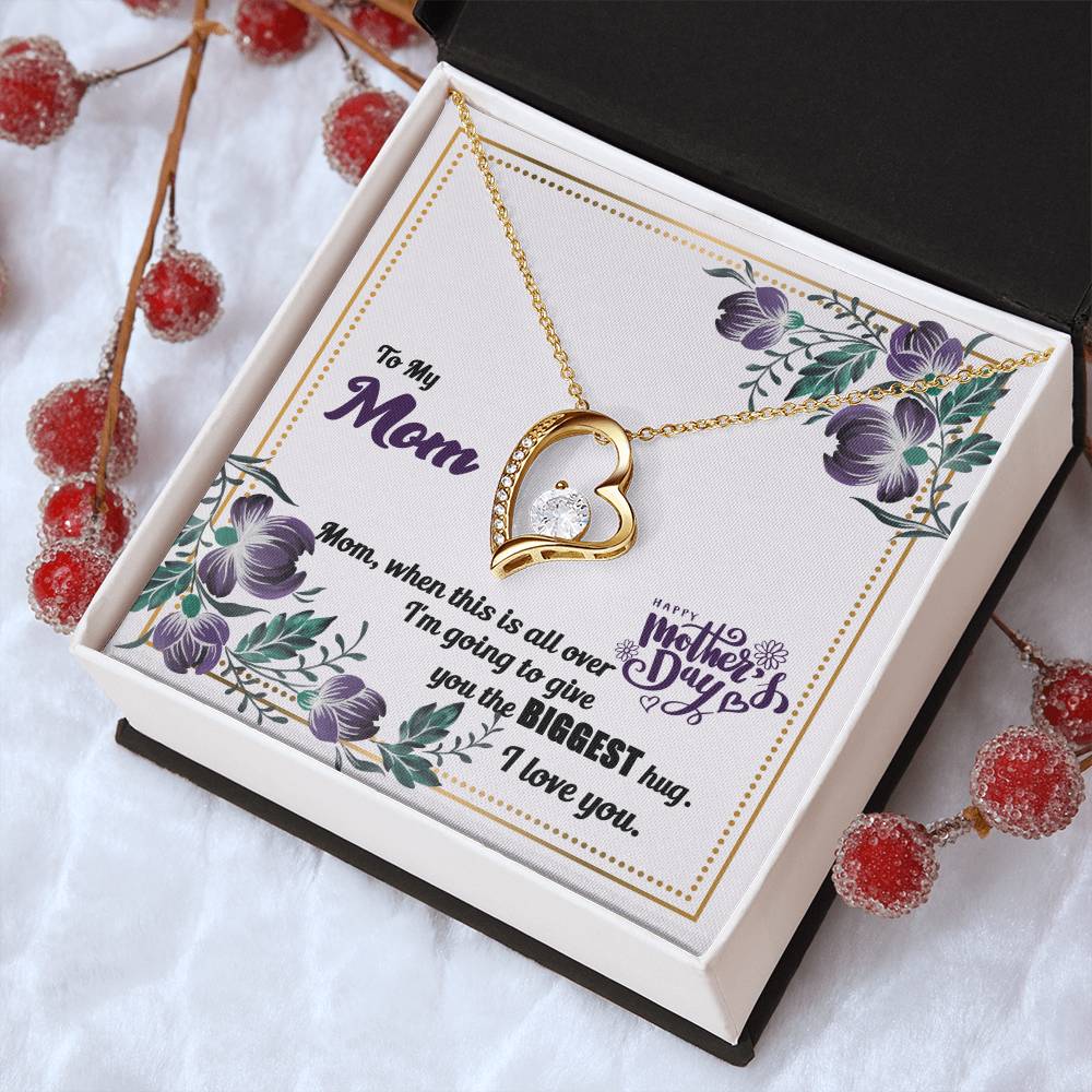 Mother's Day Necklace Necklace For Mom Mother's Day Necklace Best Gift For Mom Mother's Day Gift 2 1 Forever Love Necklace