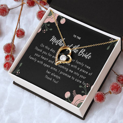 Mother Of The Bride Gift From Groom Mother In Law Wedding Gift From Groom Wedding Gift For Mother In Law From Groom Wedding Forever Love Necklace