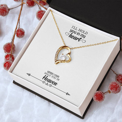 I'll Hold You In My Heart Necklace Forever Love Necklace
