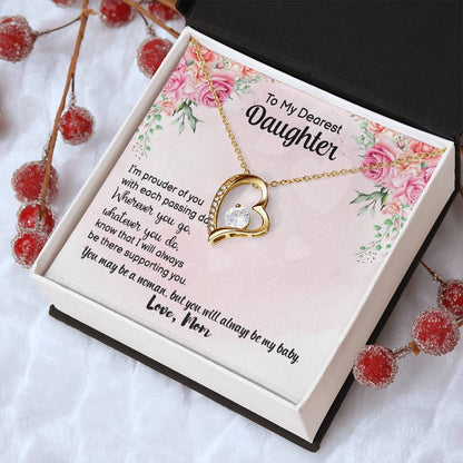 Customize Swarovski Birthstone Peas In A Pod Necklace For Mom Mothers Day Gift For Mom To Daughter From Mom Gift Forever Love Necklace