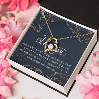 I Love You Necklace To My Girlfriend Necklace Necklace For Future Wife Necklace For Friend Best Friend Necklace Bff Necklace Gift Forever Love Necklace