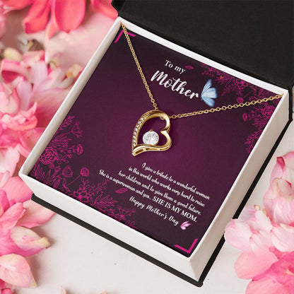 To My Mom 1 Forever Love Necklace
