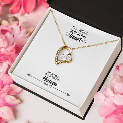 I'll Hold You In My Heart Necklace Forever Love Necklace