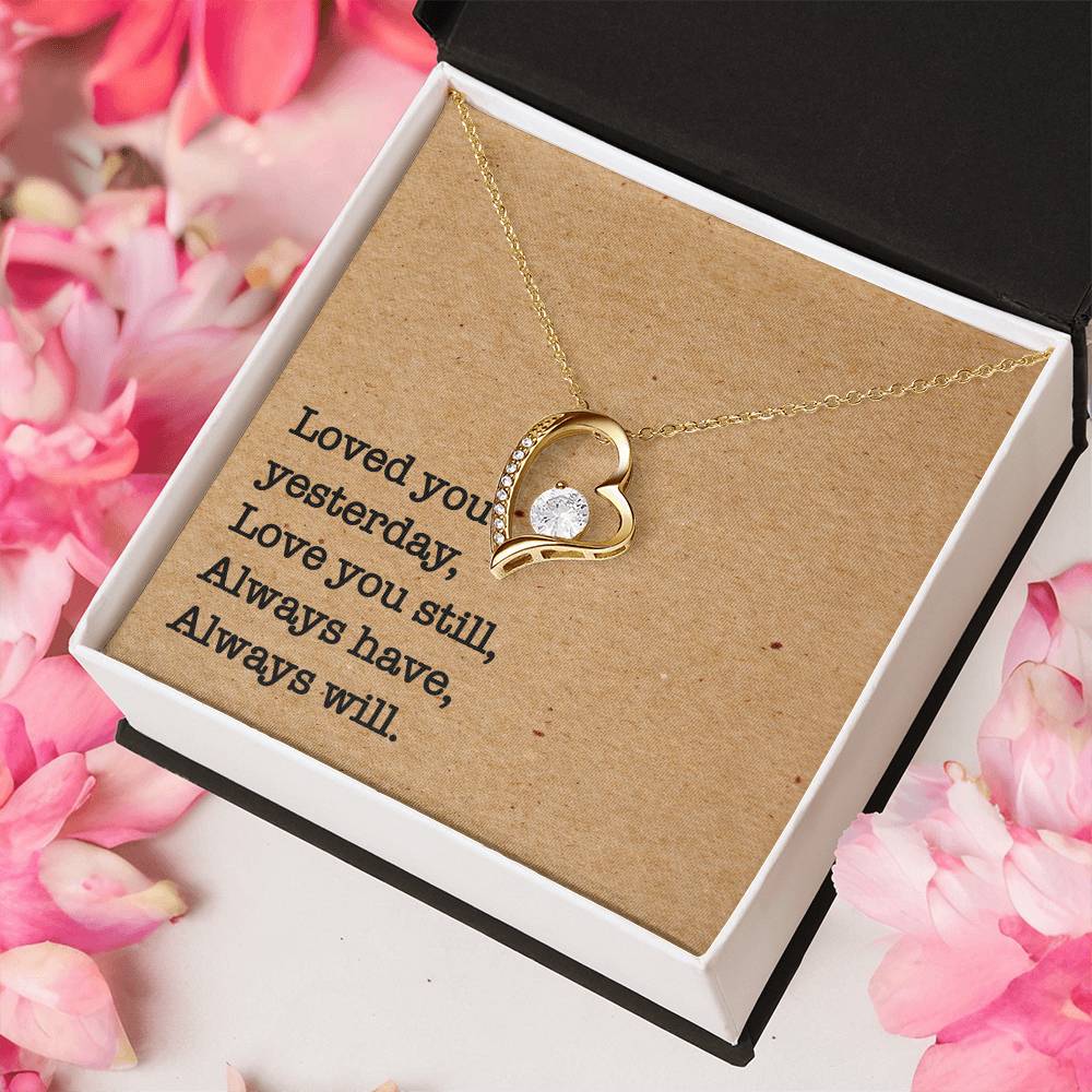 The Always Will Necklace - Customize Gift For Your Loved One ?? Forever Love Necklace