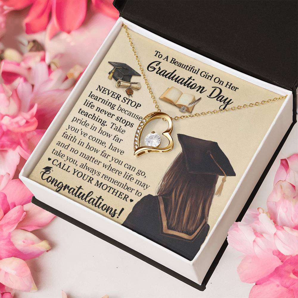 Graduation 2021 From Mother - Forever Love Necklace™ Forever Love Necklace