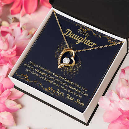 Best Gift For Daughter From Mom Forever Love Necklace