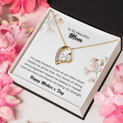 Mother's Day Gift For Mom Gift From Son Gift From Daughter 1 Forever Love Necklace