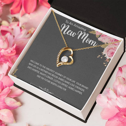 To New Mom Welcome To Motherhood 925 Sterling Silver Pendant 1 Forever Love Necklace