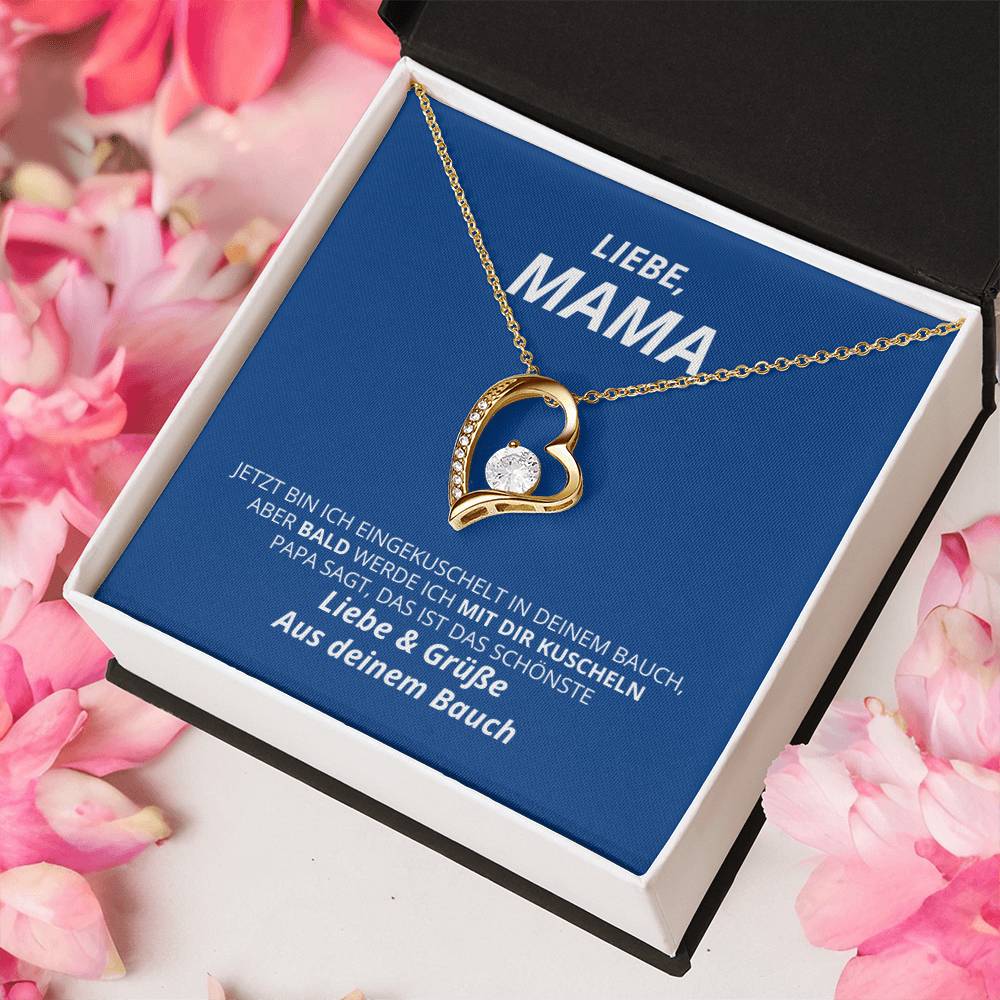 Werdende Mutter Forever Love Necklace