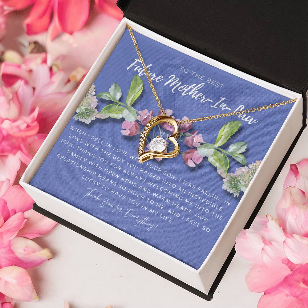 Future Mother In Law Gift Mom In Law Jewelry Mother's Day Gift For Motherinlaw Gift For Mother In Law Motherinlaw Necklace Forever Love Necklace