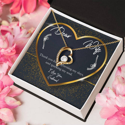 Dear Wifei Love You 1 Forever Love Necklace