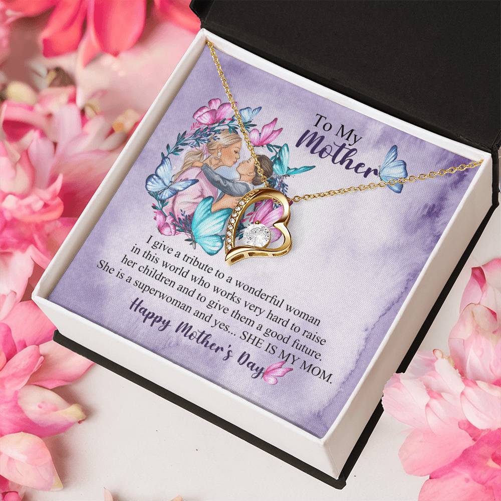 To My Mom 15 Forever Love Necklace