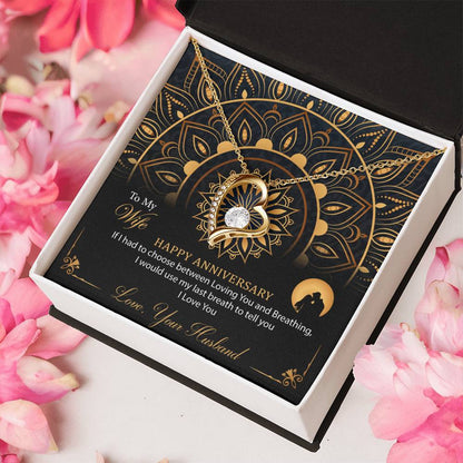 Anniversary Gifts For Wife Forever Love Necklace