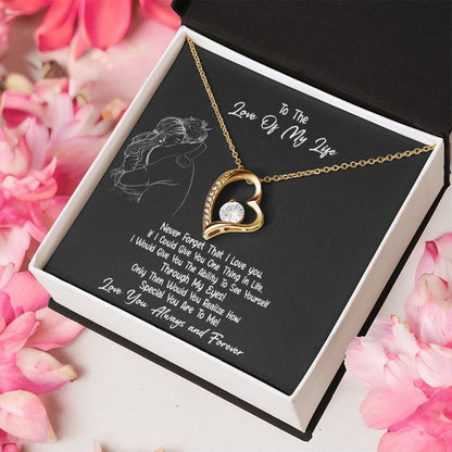 Never Forget That I Love You ?? Forever Love Necklace
