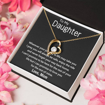 To My Daughter Beautiful Chapters Forever Love Necklace Daughter Necklace Gift For Daughter Xmas Christmas Daughter Gift From Mom 7 Forever Love Necklace